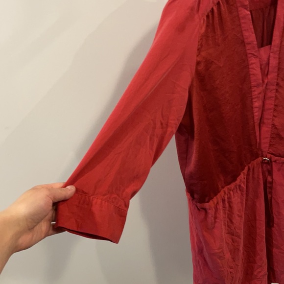 ⭐️2/$30 Like NEW Zara Dress beautiful with Belt 3/4 Sleeve - Picture 4 of 5